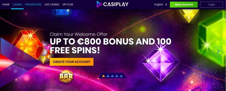 CasiPlay Casino Bonus info