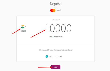 skrill deposit method step7