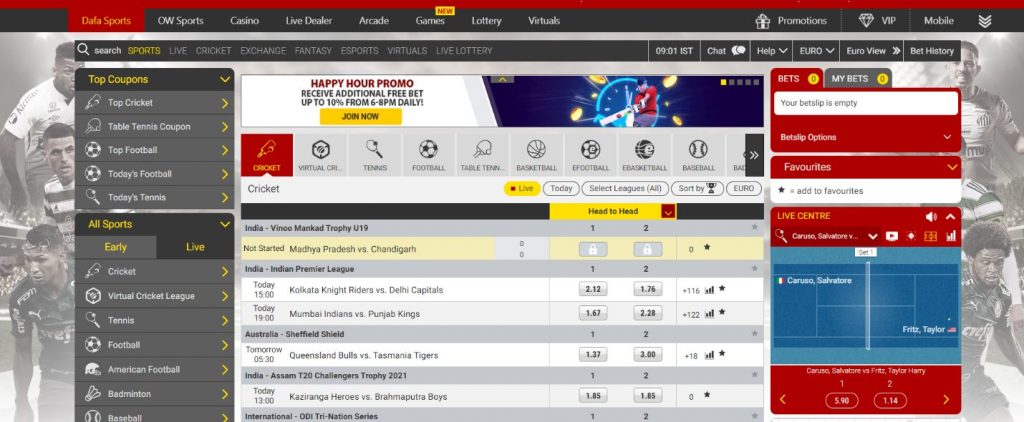 Dafabet Sport betting