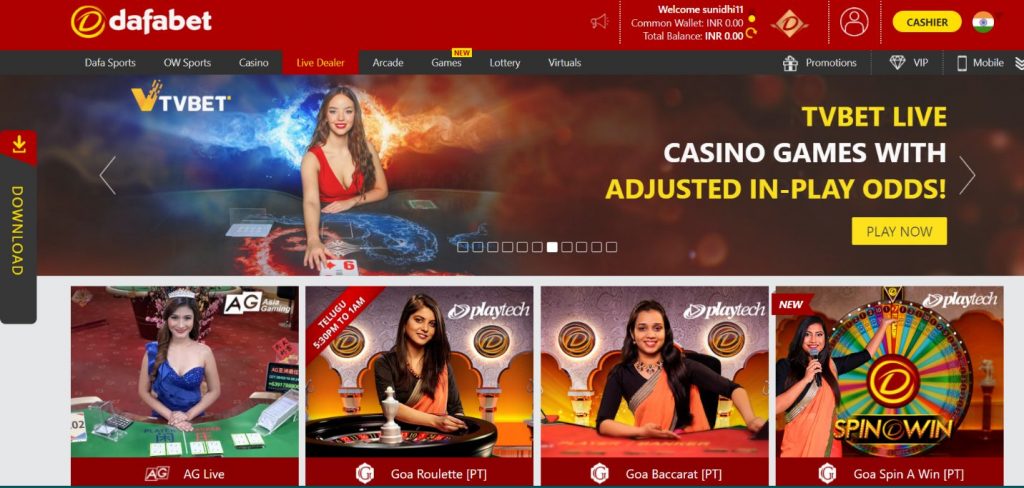 Dafabet Live Casino