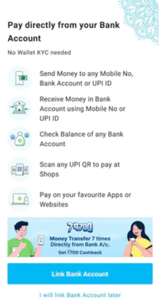 paytm account