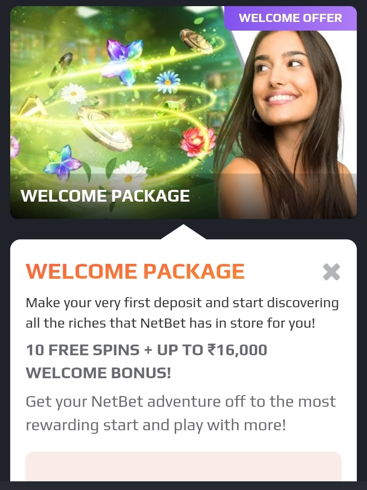 Netbet Welcome Bonus