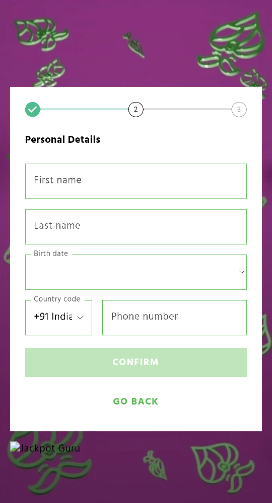 Signup & Login Process at Jackpot Guru