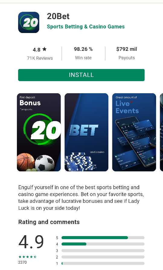 Download 20Bet App