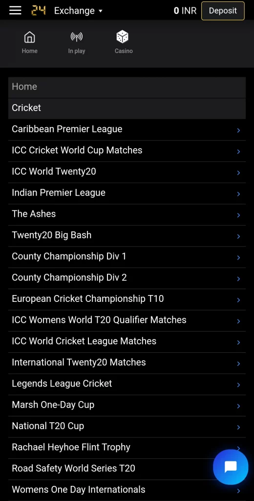 24betting Cricket