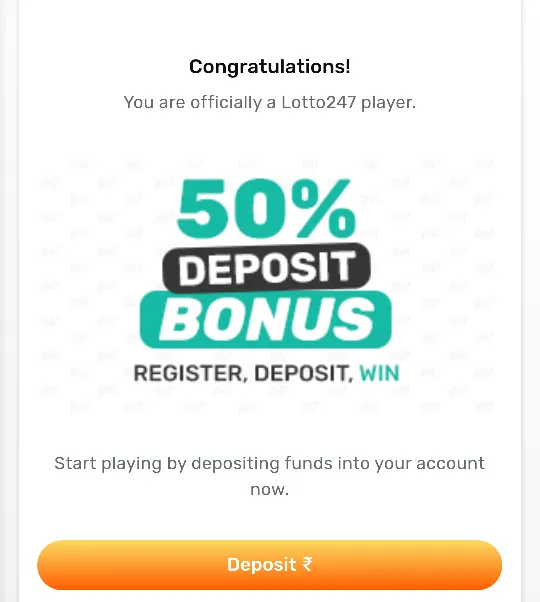 Welcome Bonus on Lotto247